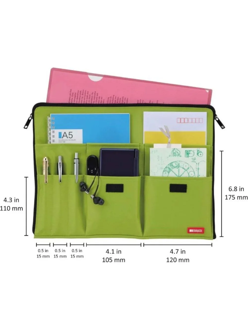 Versatile Bag Insert Organizer with Multiple Storage Pockets for Easy